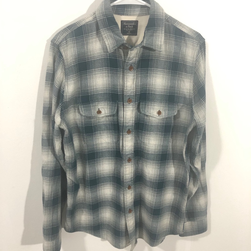 Abercrombie & Fitch Men's Plaid Flannel (Medium)
